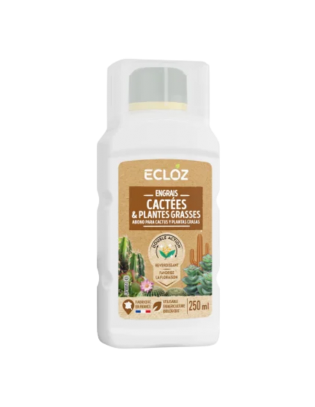 Engrais cactées et plantes grasses 250ml - ECLOZ ECLOZ Les engrais naturels