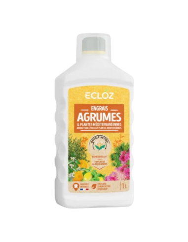 Engrais Agrumes et plantes méditerranéennes 1L - ECLOZ ECLOZ Les engrais naturels