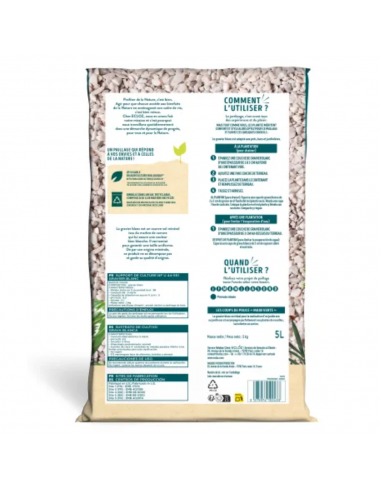 Gravier blanc 5L - Calibre 5/10mm - ECLOZ ECLOZ Gravier, gravillon et galet