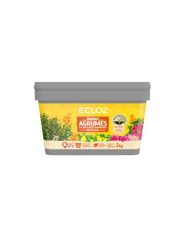 Engrais agrumes et plantes méditerranéennes 3kg - ECLOZ ECLOZ Engrais spécifique