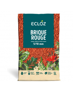 Brique rouge 5L - Calibre 5/10mm - ECLOZ ECLOZ Amendement des sols