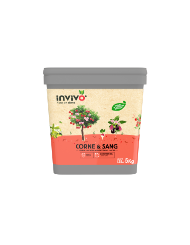 Engrais Corne & Sang Boîte 5kg - INVIVO Nous on sème Invivo - Nous on sème Soin des plantes