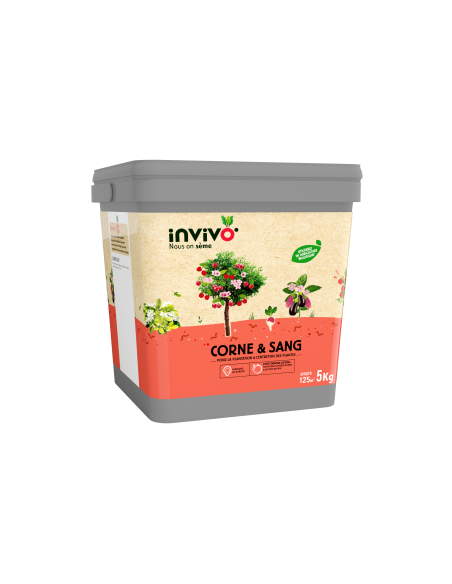 Engrais Corne & Sang Boîte 5kg - INVIVO Nous on sème Invivo - Nous on sème Soin des plantes