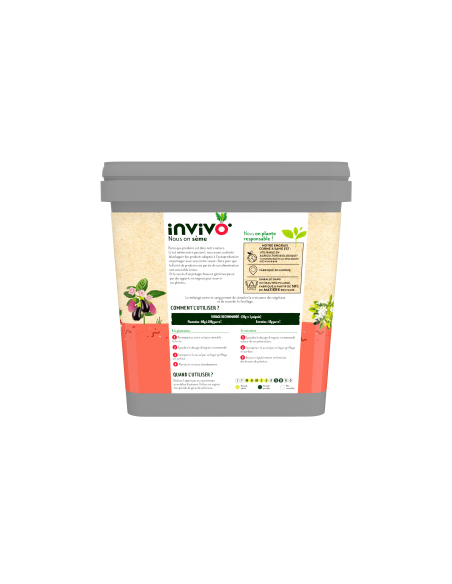 Engrais Corne & Sang Boîte 5kg - INVIVO Nous on sème Invivo - Nous on sème Soin des plantes