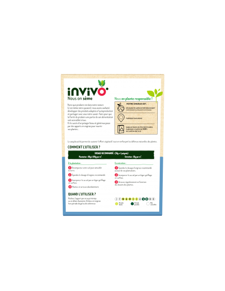 Engrais Sang Boîte 1,5kg - INVIVO Nous on sème Invivo - Nous on sème Soin des plantes