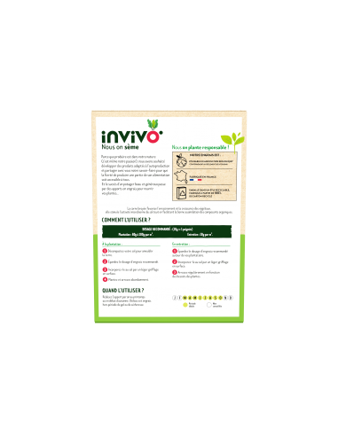 Engrais Corne broyée Boîte 1,5kg - INVIVO Nous on sème Invivo - Nous on sème Soin des plantes