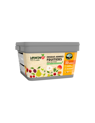 Engrais Arbres fruitiers Boîte 3kg - INVIVO Nous on sème Invivo - Nous on sème Engrais spécifique