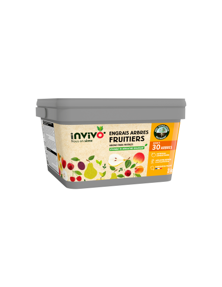 Engrais Arbres fruitiers Boîte 3kg - INVIVO Nous on sème Invivo - Nous on sème Engrais spécifique
