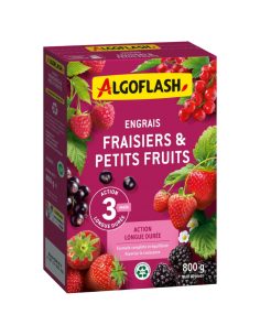 Engrais Fraises et petits fruits action prolongée 800 g - Algoflash Algoflash Engrais spécifique