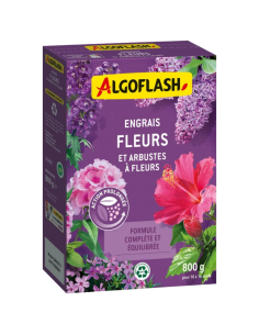 Engrais Fleurs et Arbustes à fleurs action prolongée 800 g - Algoflash Algoflash Engrais spécifique