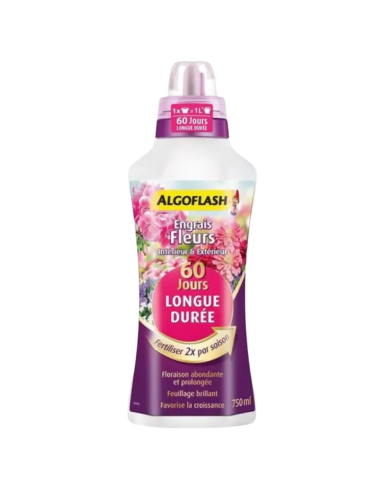 Engrais liquide fleurs longue durée 750 ml - Algoflash Algoflash Insecticide naturel