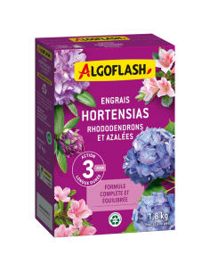 Engrais Hortensias, Rhododendrons, Azalées Longue durée 1,8kg - Algoflash Algoflash Engrais spécifique