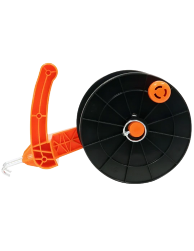 Enrouleur avec crochet métal noir/orange - GoSpark® GoSpark® Chevaux