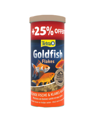 Tetra Goldfish Flakes 1L + 25% offert Tetra Eau froide