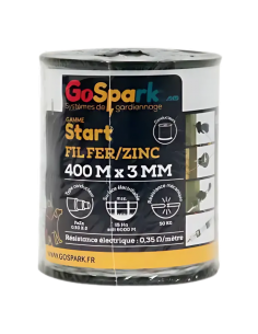 Fil conducteur 400m en fer & zinc 2 brins Ø0,50 mm - GoSpark® GoSpark® Chevaux