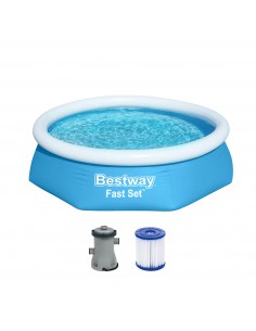 Piscine hors sol Fast Set Ø244 x61cm - Bestway BestWay Piscine