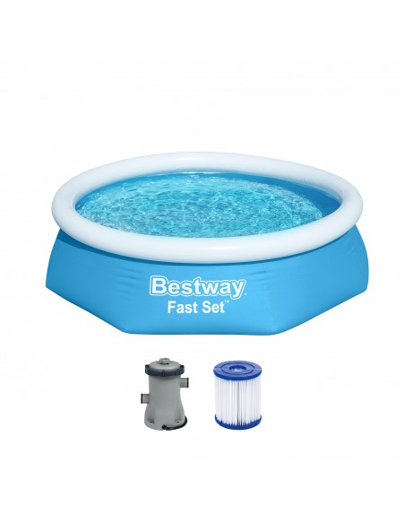 Piscine hors sol Fast Set Ø244 x61cm - Bestway BestWay Piscine