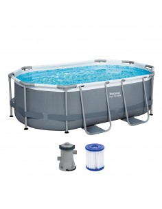 Kit Piscine Tubulaire Power Steel 305x200 X H.84cm - Bestway BestWay Piscine