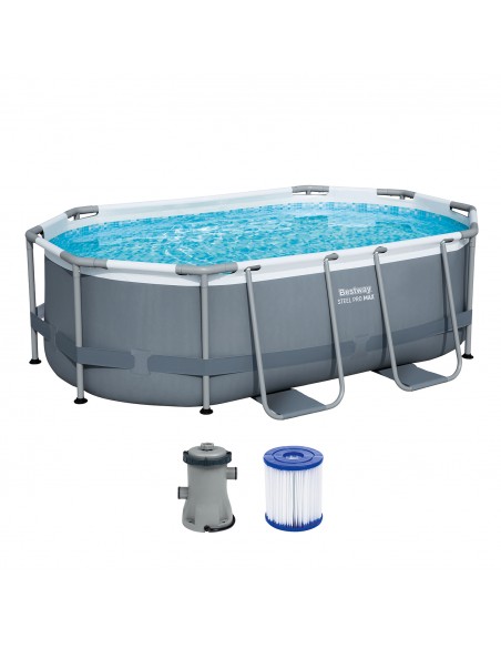 Kit Piscine Tubulaire Power Steel 305x200 X H.84cm - Bestway BestWay Piscine