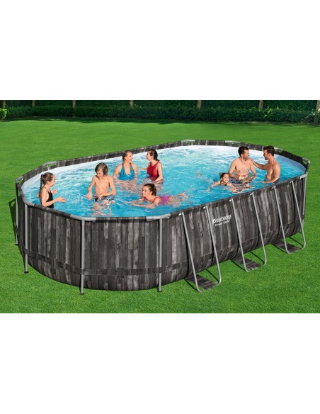 Kit Piscine Tubulaire Power Steel 610x366xH.122cm - Bestway BestWay Piscine