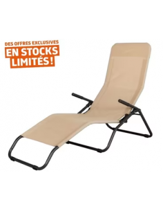 Fauteuil Relax Fiorea - Heol Jardiland Relax, transat et bain de soleil