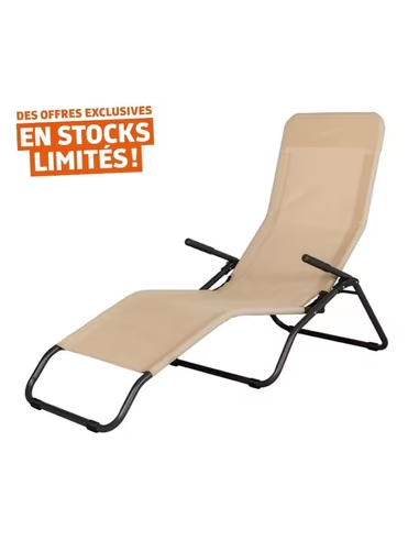 Fauteuil Relax Fiorea - Heol Jardiland Relax, transat et bain de soleil