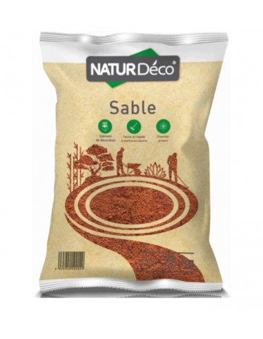 Sable de Jardinage 25Kg  Terre végétale et sable