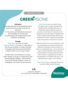 Produit de Traitement Greenpiscine 1L - Bestway BestWay Produits d'entretien de piscine 2