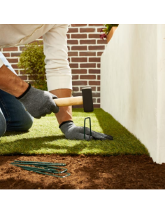 Agrafes de Fixation pour Gazon Synthétique x 10 - Ecloz Green Way NC Gazon synthétique