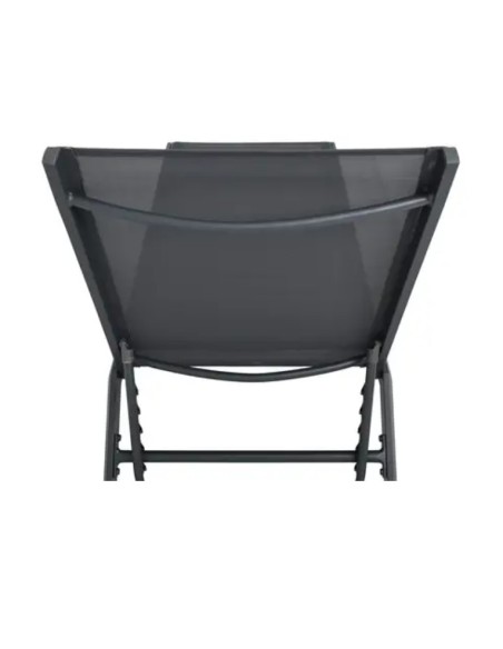 Bain de soleil Elen Anthracite - Ecloz ECLOZ Relax, transat et bain de soleil