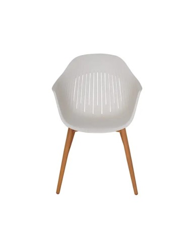 Fauteuil de jardin résine blanc écru Coque -Ecloz Jardiland Fauteuil de jardin