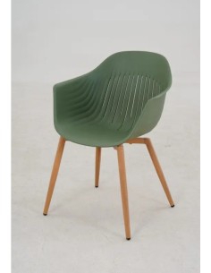 Fauteuil de jardin résine kaki Coque -Ecloz Jardiland Fauteuil de jardin 2