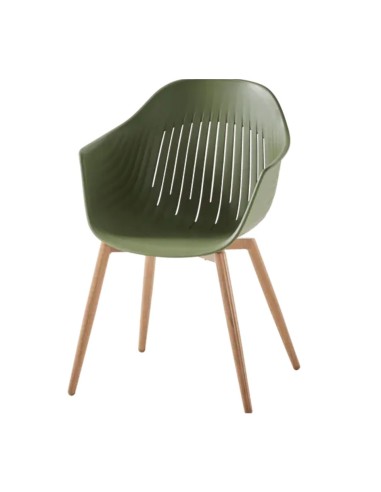 Fauteuil de jardin résine kaki Coque -Ecloz Jardiland Fauteuil de jardin
