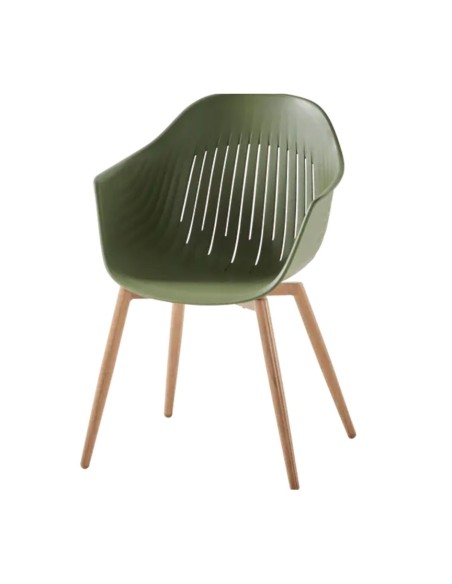 Fauteuil de jardin résine kaki Coque -Ecloz Jardiland Fauteuil de jardin