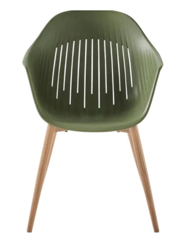 Fauteuil de jardin résine kaki Coque -Ecloz Jardiland Fauteuil de jardin