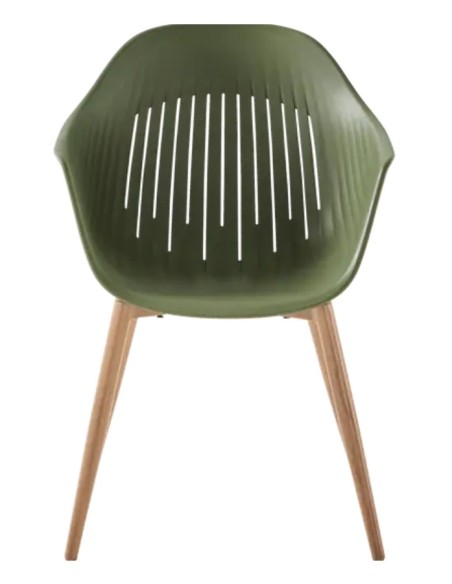 Fauteuil de jardin résine kaki Coque -Ecloz Jardiland Fauteuil de jardin