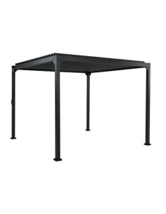 Pergola bioclimatique 3×4 m alu acier anthracite – ECLOZ ECLOZ Pergola, tonnelle et gazebo