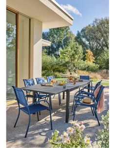 Table de jardin rectangulaire extensible aluminium 8 à 12 personnes "Folco" – ECLOZ ECLOZ Table de jardin 2