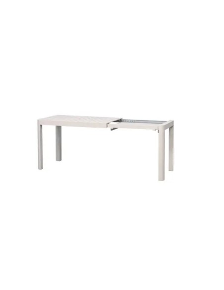 Table de jardin rectangulaire extensible alu sable 6/8 personnes Eneko - ECLOZ ECLOZ Table de jardin