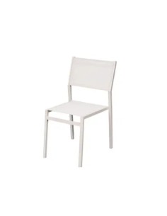 Chaise de jardin aluminium textilène sable Echo - ECLOZ ECLOZ Chaise de jardin