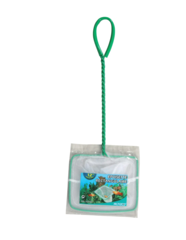 Epuisette rectangulaire Maille Fine Blanche 12 cm – ZOLUX Zolux Nettoyage