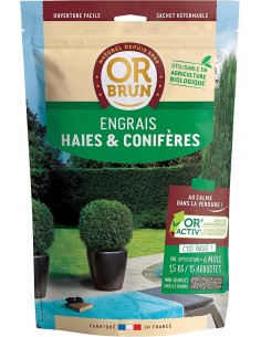 Engrais Haies & conifères UAB, 1,5kg OR BRUN Or Brun Accueil