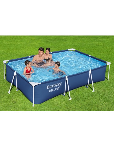 Piscine hors sol Steel Pro 300 x 201 x 66 cm BestWay Accueil