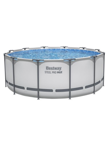 Piscine hors sol Steel Pro Max D 366x122 cm, filtre à cartouche BestWay Accueil