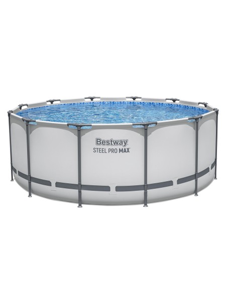 Piscine hors sol Steel Pro Max D 366x122 cm, filtre à cartouche BestWay Accueil