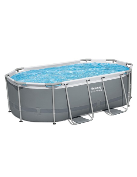 Piscine hors sol Steel Pro Max, 305x200x84 cm, filtre à cartouche BestWay Accueil