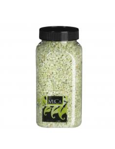 Gravier fin vert lime MICA Décoration et fleuristerie