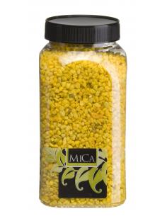 Gravier fin jaune MICA Décoration et fleuristerie
