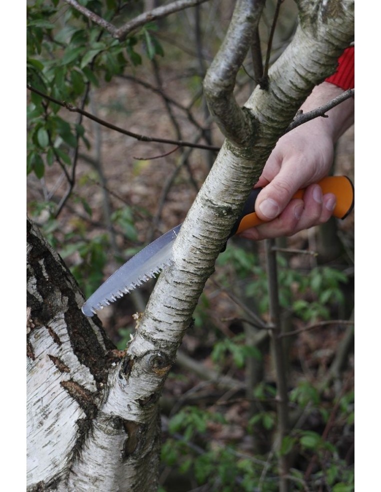 Scie de jardin à lame rétractable Xtract Fiskars Scie, sabre, serpette et faucille
