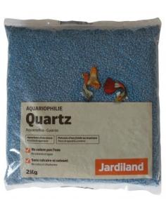 Gravier quartz Bleu océan Jardiland 2kg Agrobiothers Sable et gravier d'aquarium 2